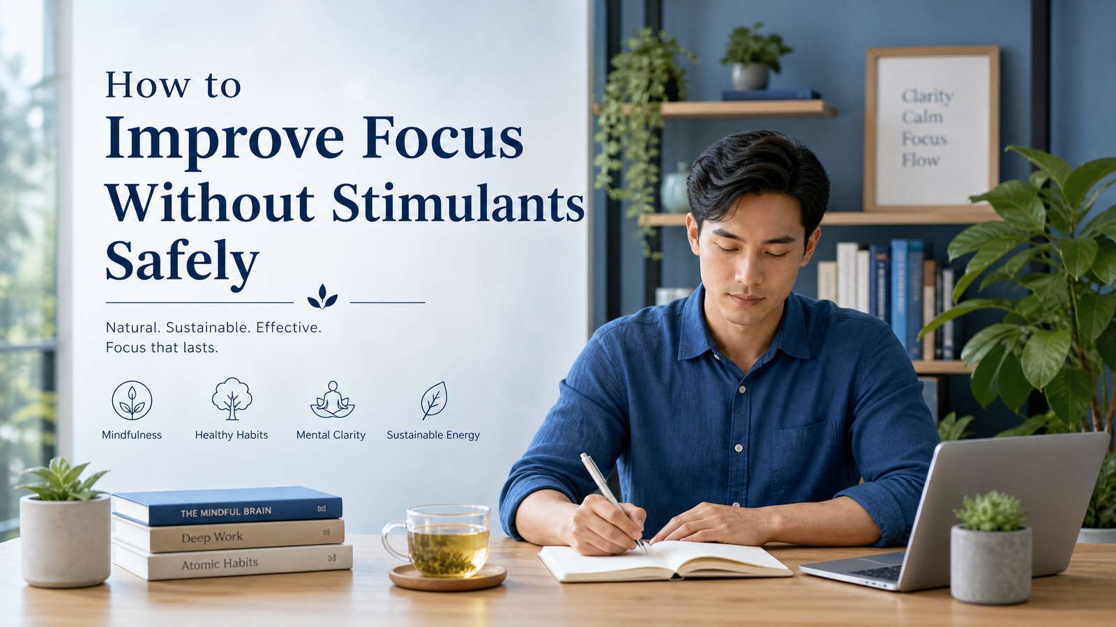 How to Improve Focus Without Stimulants Safely